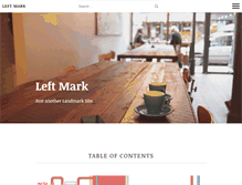 Tablet Screenshot of leftmark.co